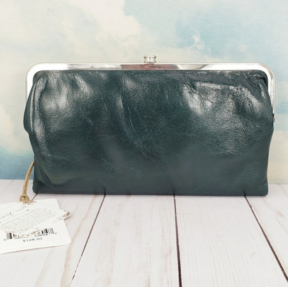 HOBO Lauren Clutch Wallet Evergreen - Picture 2 of 8